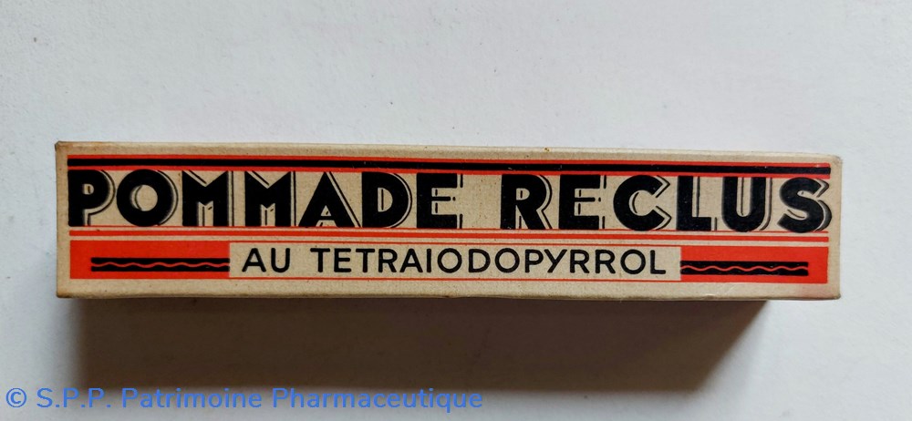 science pharmacie pommade reclus au tetraiodopyrrol