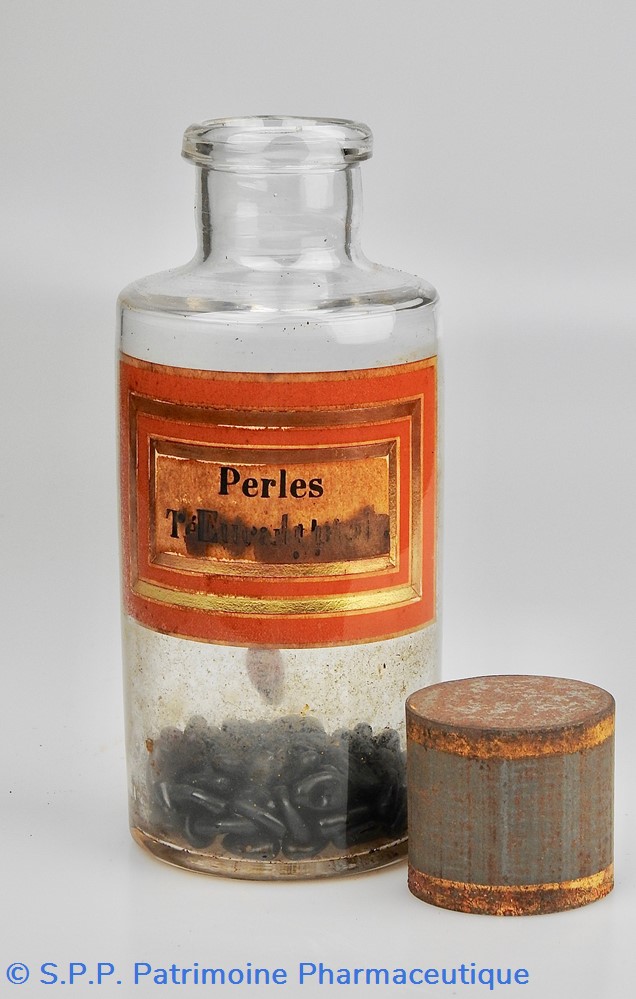 Flacon en verre petit modèle Pharmacie RAVASSE 3 science flacon en verre petit modele pharmacie ravasse