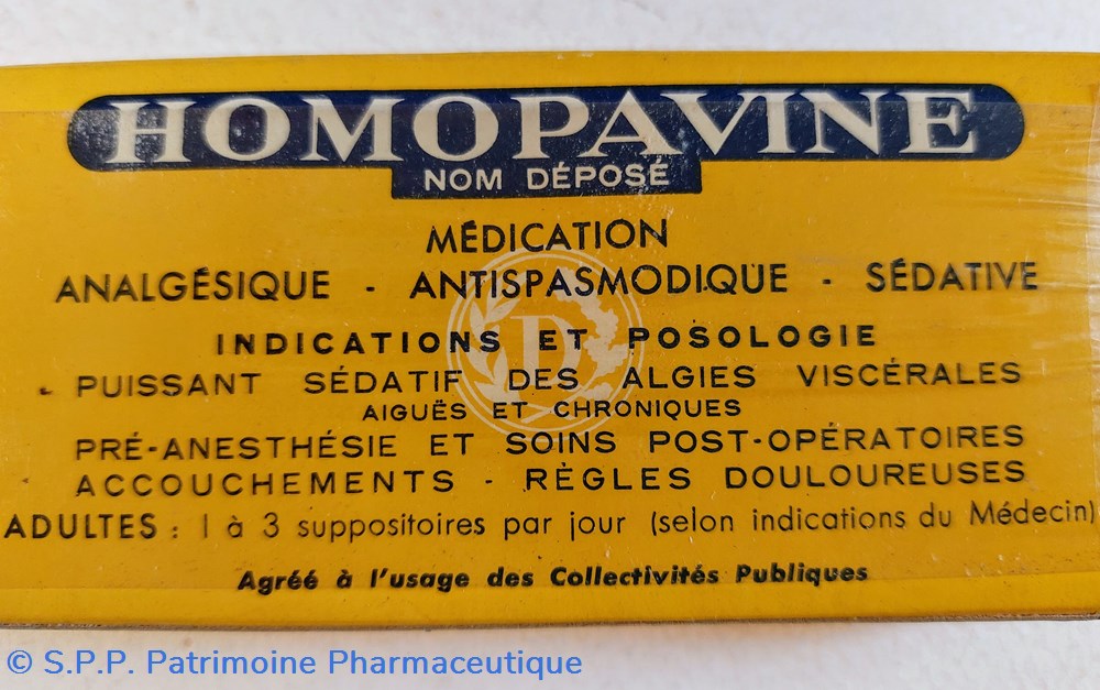 HOMOPAVINE ( 5 suppositoires) science pharmacie homopavine 5 suppositoires