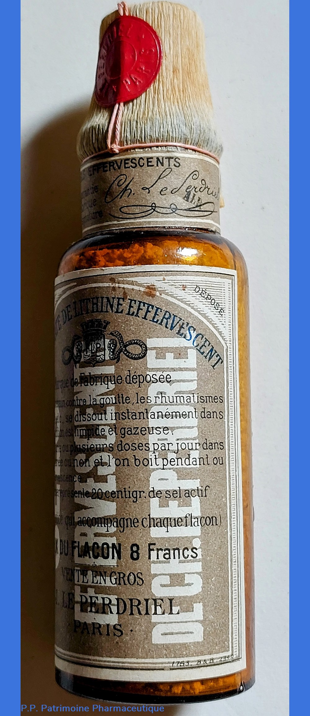 CARBONATE DE LITHINE EFFERVESCENT 6 science pharmacie carbonate de lithine effervescent