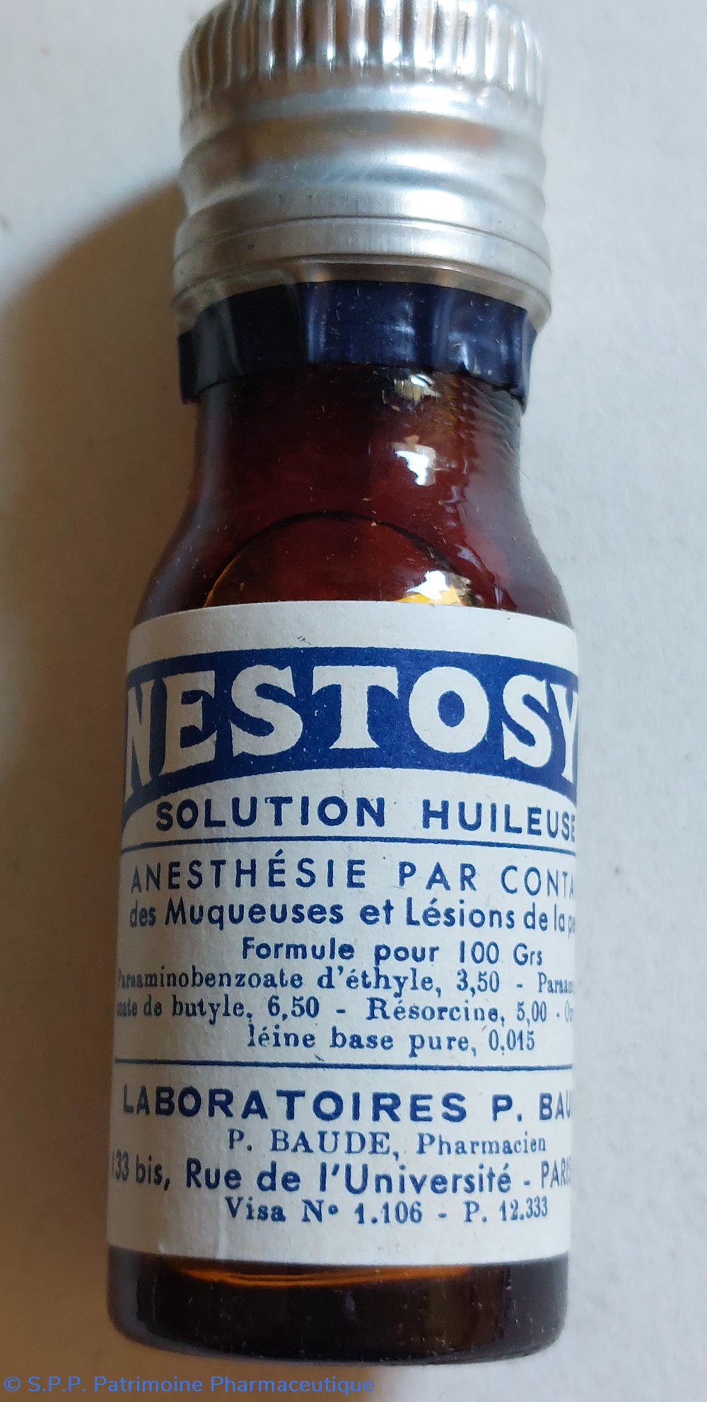 NESTOSYL Solution huileuse anesthésique 5 science pharmacie nestosyl solution huileuse anesthesique