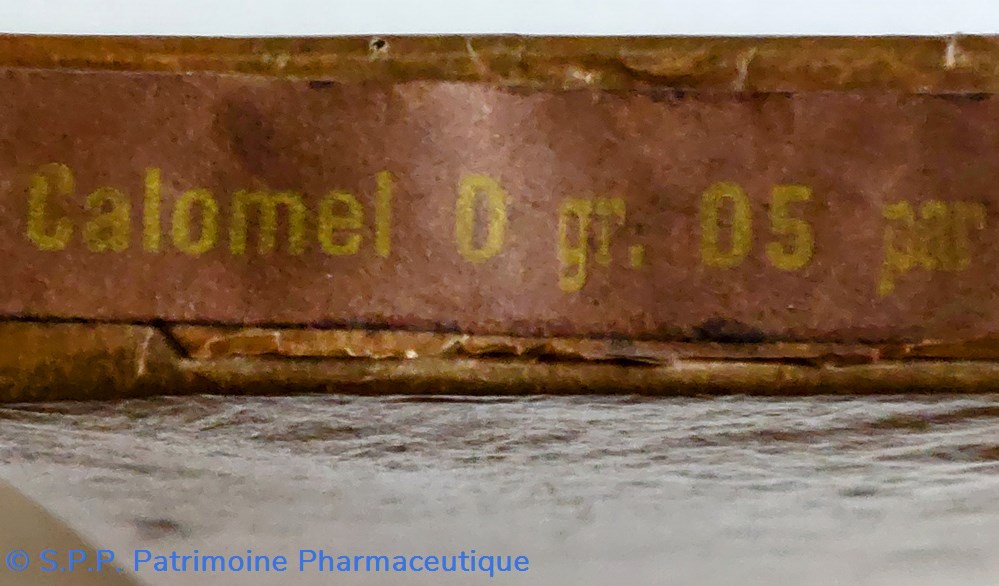 CALOMEL 0.gr05 Ampoules MÉRAM science pharmacie calomel 0 gr05 ampoules meram