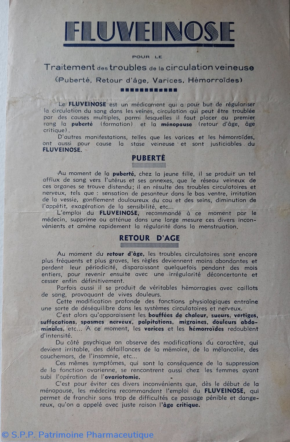 documents anciens fluveinose info produit
