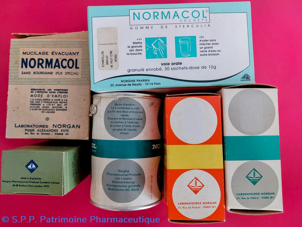 NORMACOL Norgine-Norgan Conditionnements 6 science pharmacie normacol norgine norgan conditionnements
