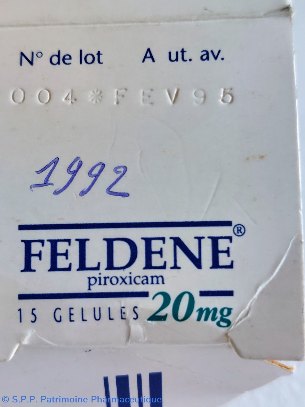 FELDÉNE -15 Gélules Piroxicam 20 mg. 5 science feldene 15 gelules piroxicam 20 mg