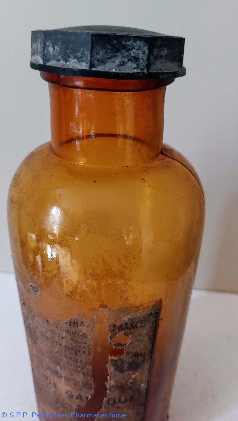 Flacon en verre ambré ACIDE GA... QUE 4 science pharmacie flacon en verre ambre acide ga que