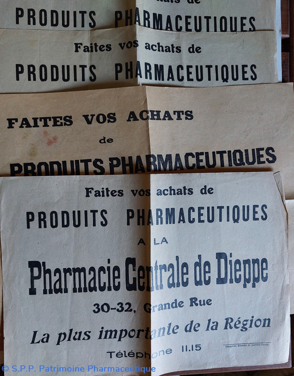 Pharmacie Centrale de Dieppe images d'Épinal objets publicitaires pharmacie centrale de dieppe images epinal