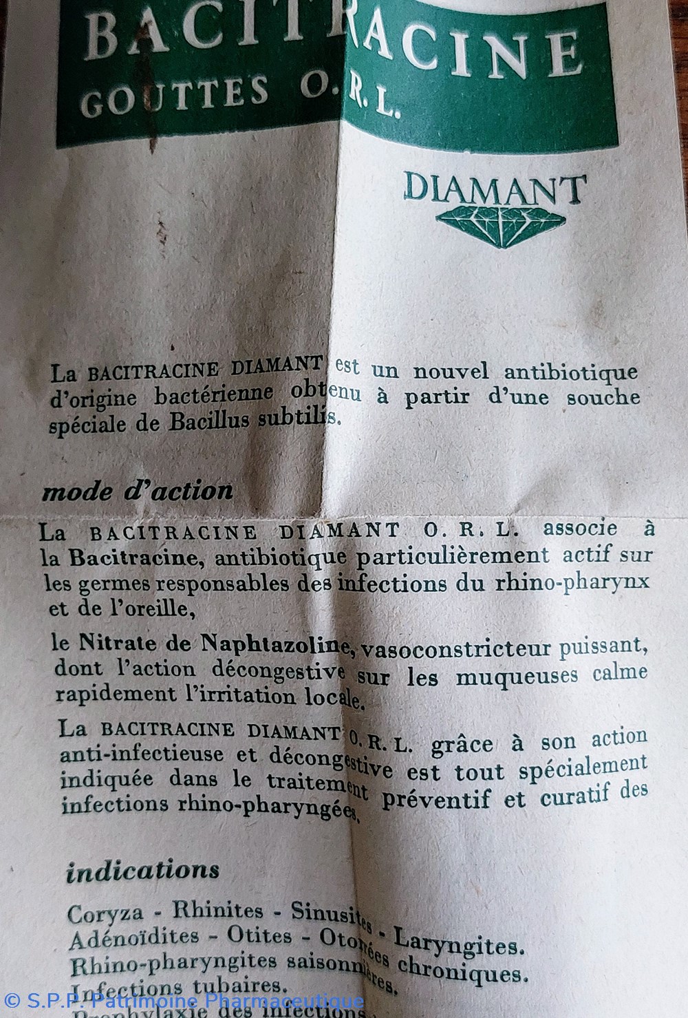 BACITRACINE DIAMANT Gouttes ORL 7 science pharmacie bacitracine diamant gouttes orl