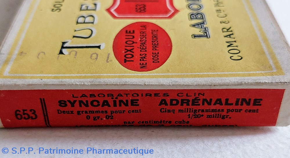 SYNCAÏNE ADRÉNALINE - CLIN 653 4 science pharmacie syncaine adrenaline clin 653