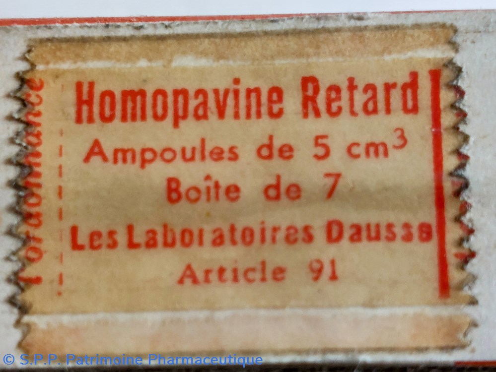 science pharmacie homopavine retard 7 ampoules de 5 cm3