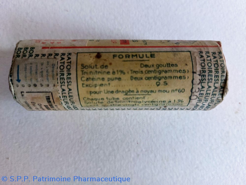 DRAGÉES TRINITRINE 2 science pharmacie dragees trinitrine