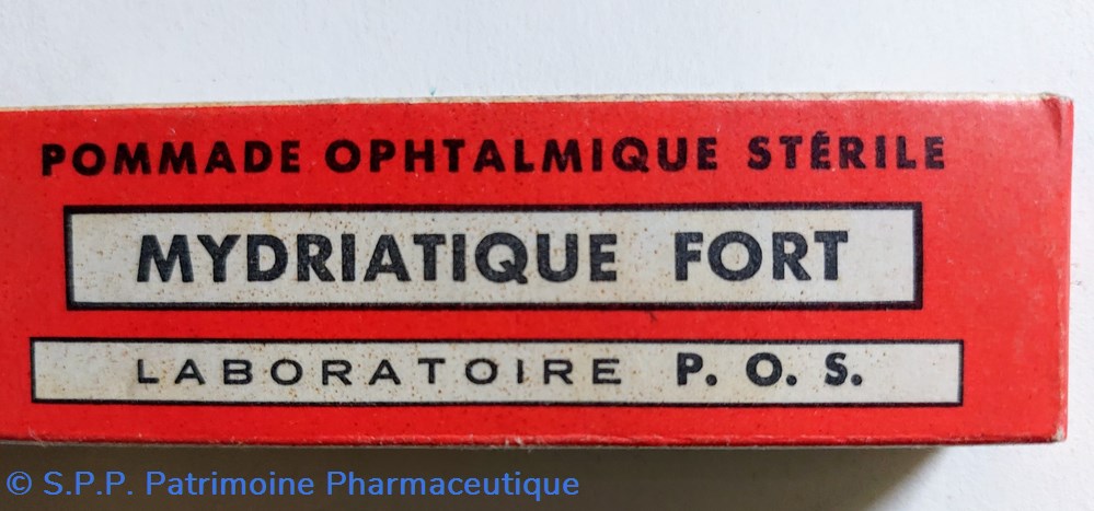 MYDRIATIQUE FORT / Pommade P. O. S. science pharmacie mydriatique fort pommade p o s