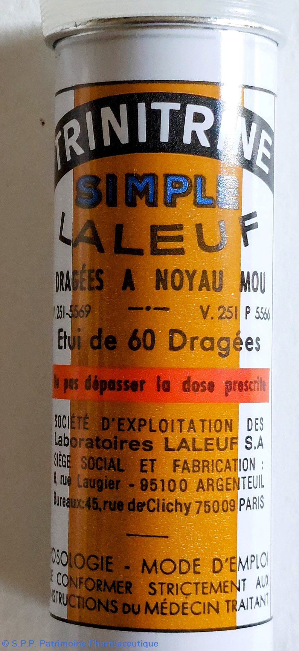TRINITRINE SIMPLE LALEUF 60 Dragées 5 science trinitrine simple laleuf 60 dragees