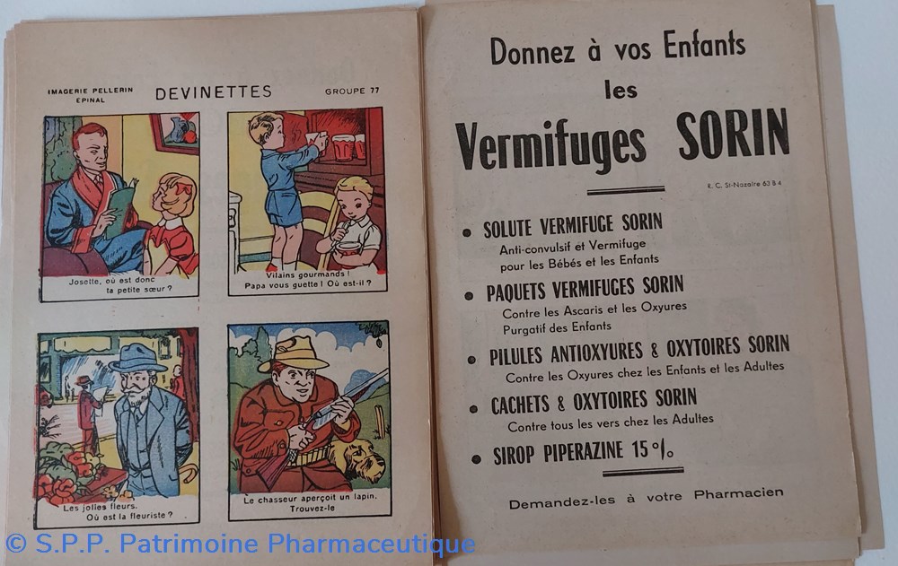 objets publicitaires devinettes vermifuge sorin