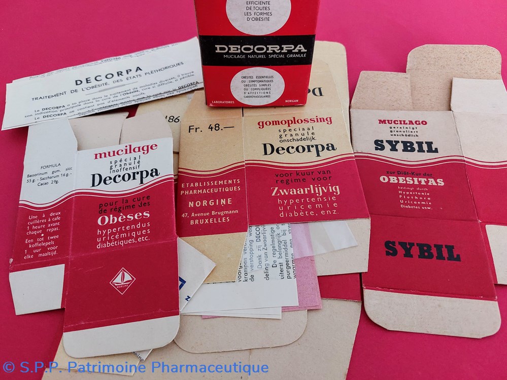 DECORPA / SYBIL Conditionnements NORGINE 2 science pharmacie decorpa sybil conditionnements norgine