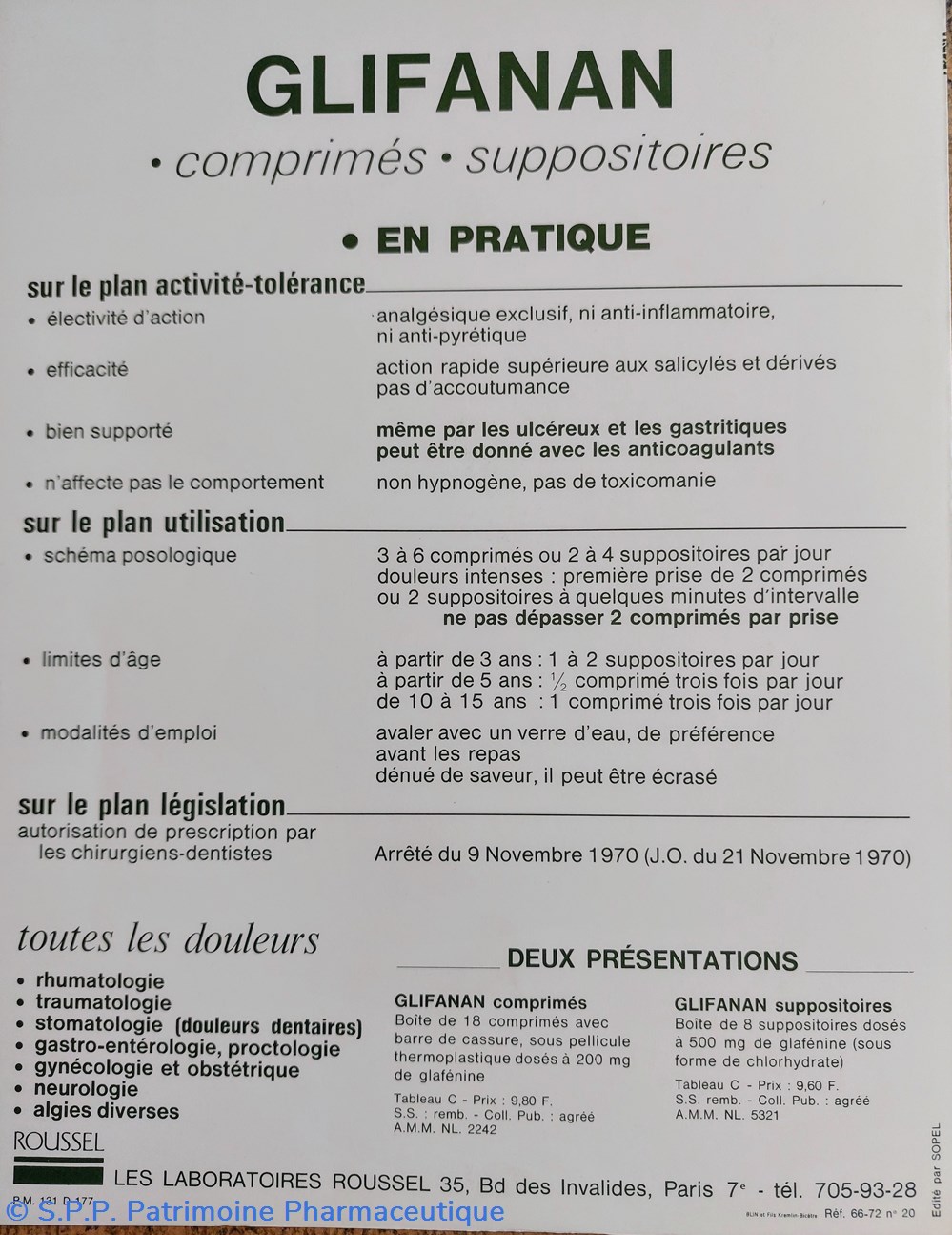 Apothicaire Suisse / Lab ROUSSEL n20 5 science pharmacie apothicaire suisse lab roussel n20