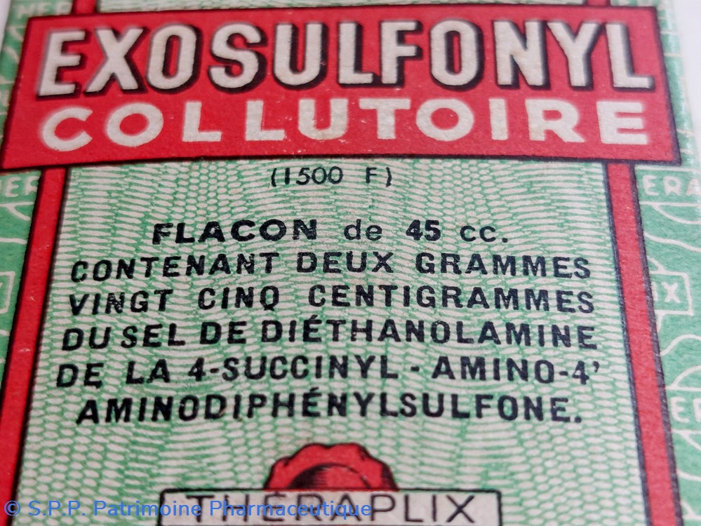 EXOSULFONYL Collutoire Théraplix 5 science pharmacie exosulfonyl collutoire theraplix