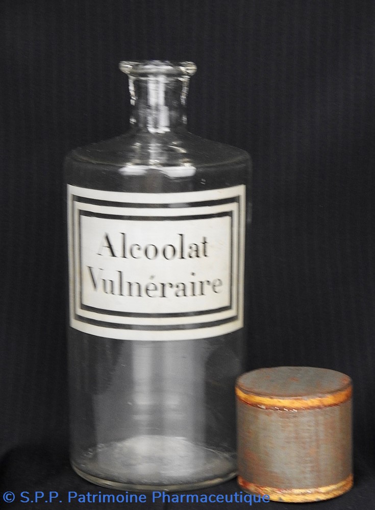 science flacon en verre grand modele etiquette blanche pharmacie ravasse