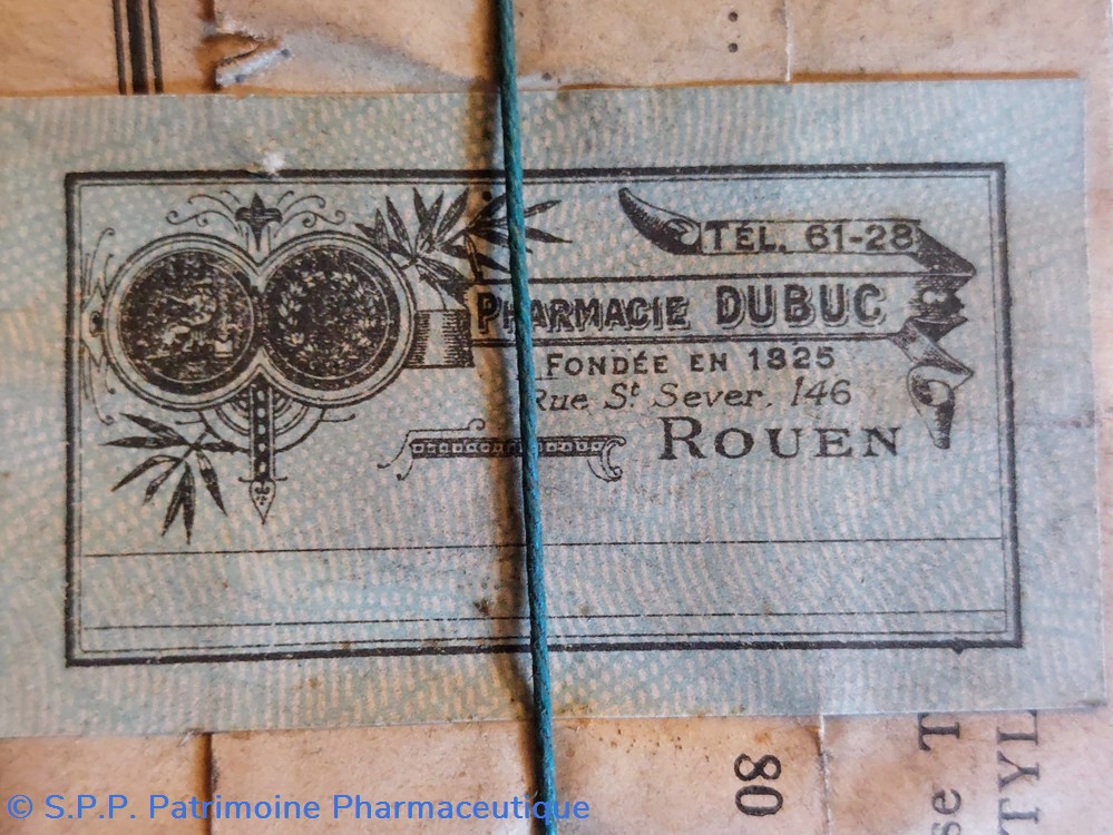 Phie DUBUC étiquettes de médicaments divers 3 documents anciens phie dubuc etiquettes de medicaments divers