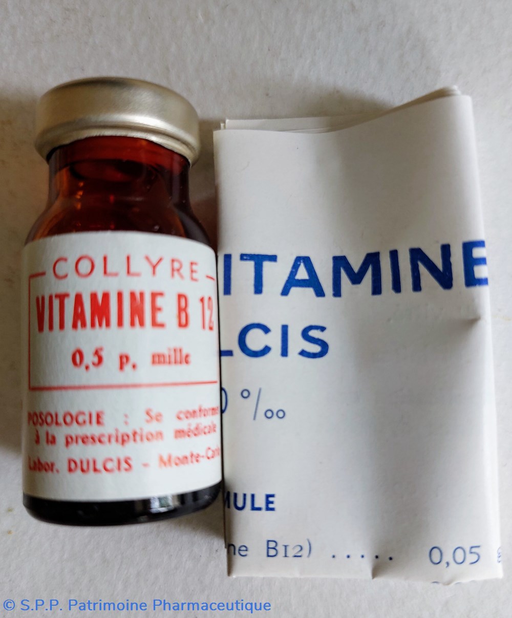 COLLYRE VITAMINE B12- 0.5 P. mille -DULCIS 3 science pharmacie collyre vitamine b12 0 5 p mille dulcis