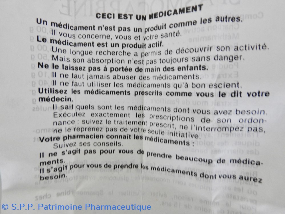 SPASMOCARBINE 6 science pharmacie spasmocarbine