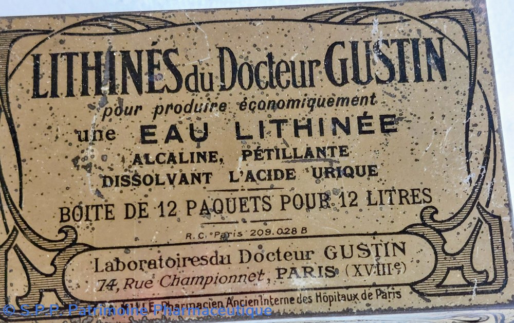 LITHINÉS DU DOCTEUR GUSTIN science lithines du docteur gustin