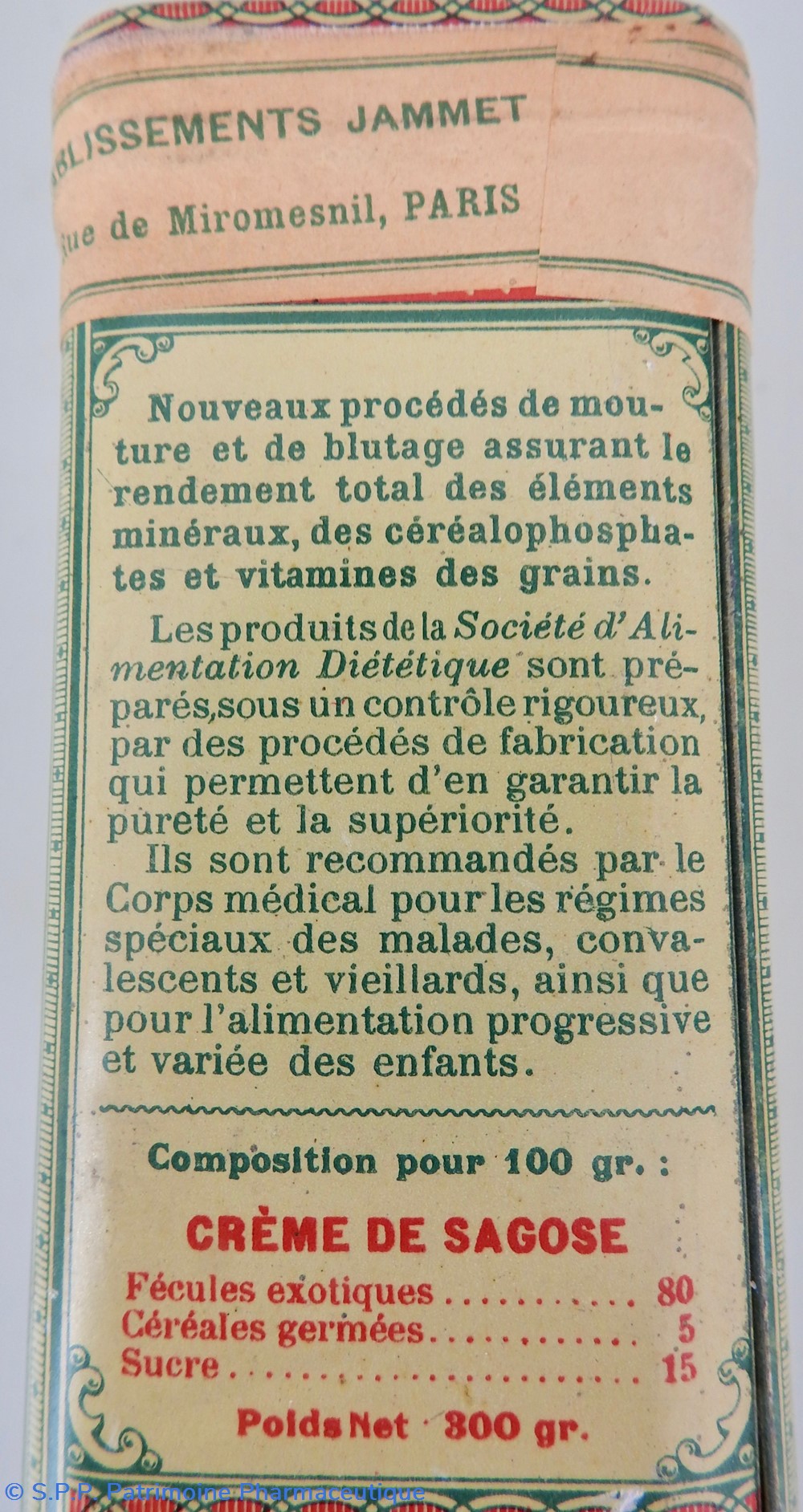 science pharmacie creme de sagose