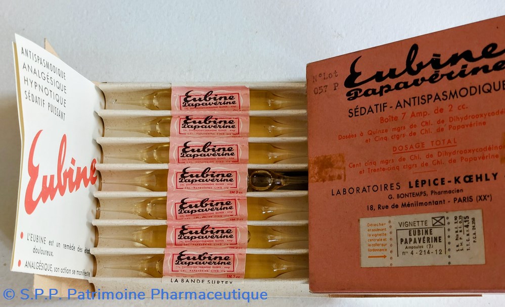 science pharmacie eubine papaverine 7 ampoules