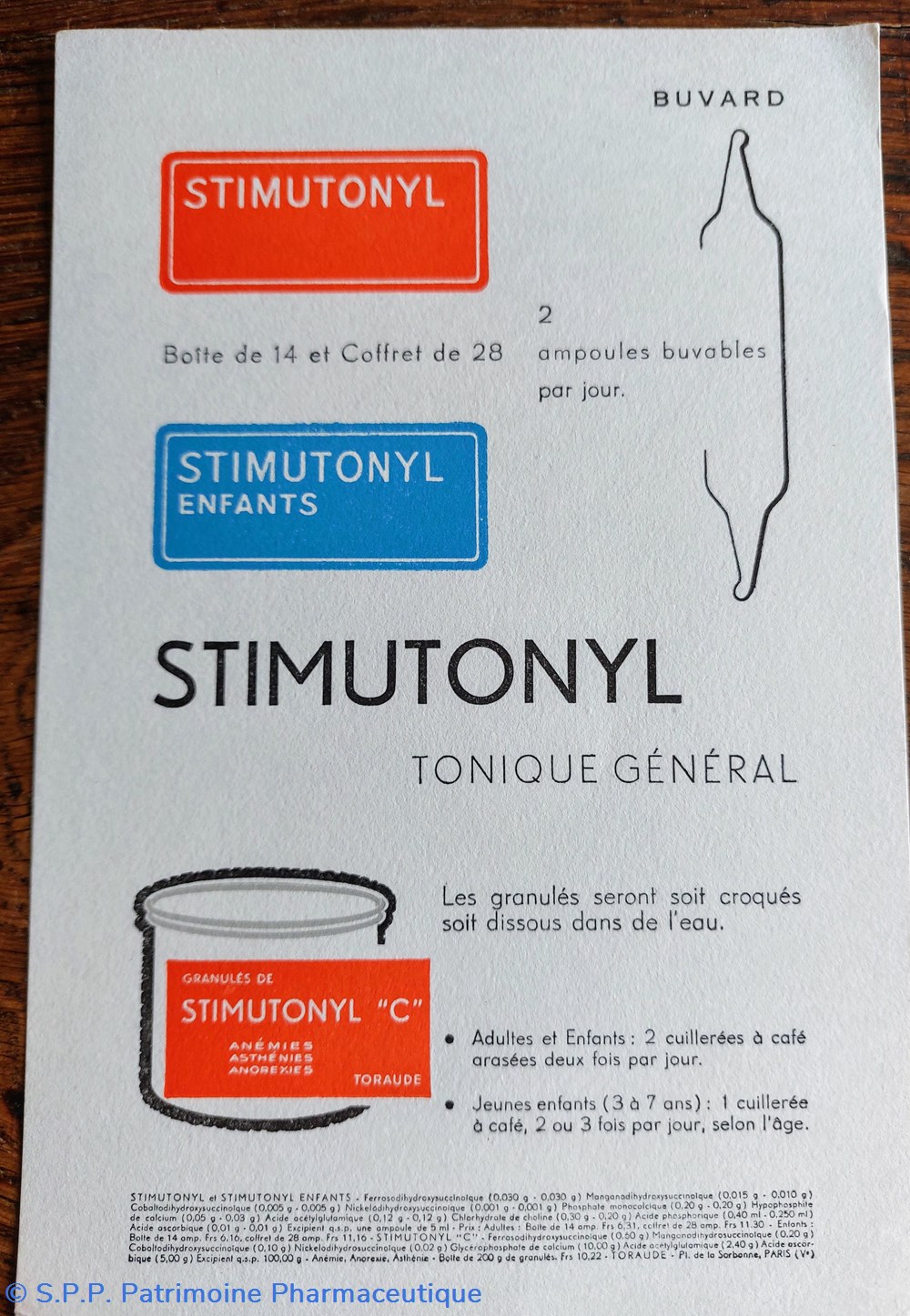 STIMUTONYL / Ampoules et granulés science pharmacie stimutonyl ampoules et granules