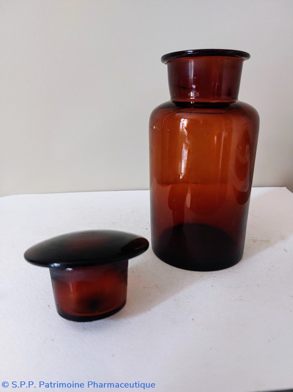 Gros Flacon 17 cm verre ambré 4 science pharmacie gros flacon 17 cm verre ambre