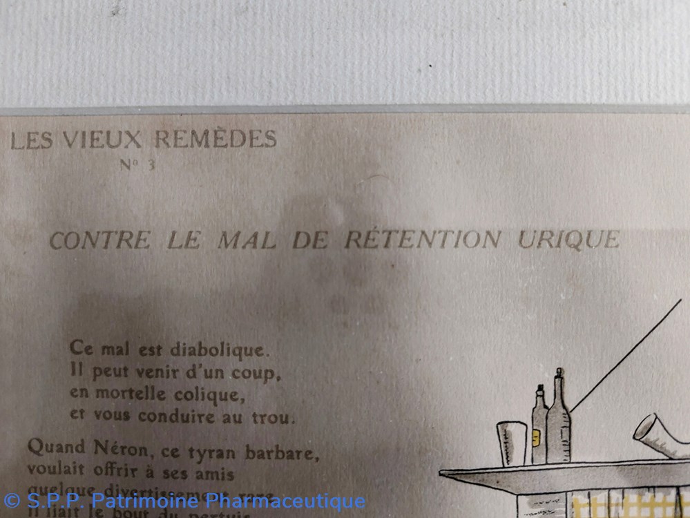 science pharmacie vieux remedes no 3 retention urique