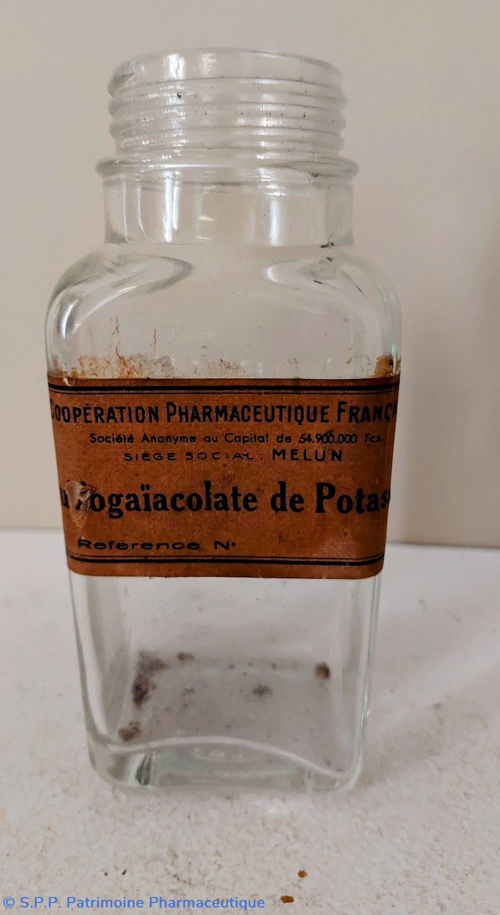 Sulfogaiacolate de Potasse science pharmacie sulfogaiacolate de potasse