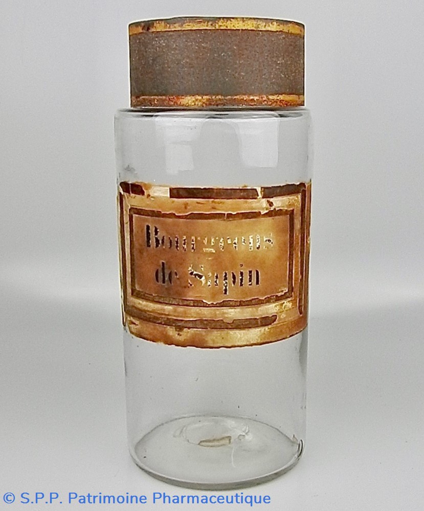 Flacon en verre Herboristerie très grand modèle Pharmacie RAVASSE science flacon en verre herboristerie tres grand modele pharmacie ravasse
