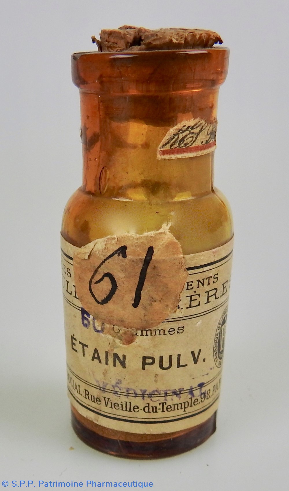 ÉTAIN PULV. science pharmacie etain pulv