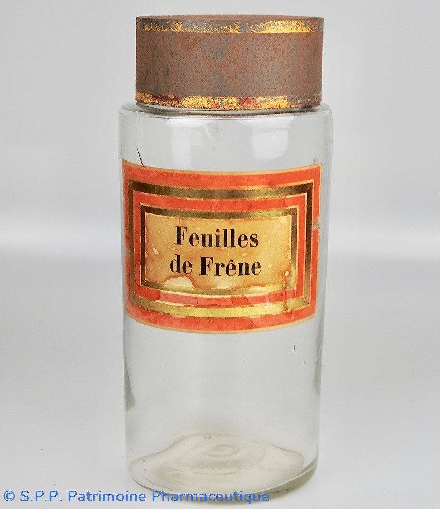 Flacon en verre Herboristerie très grand modèle Pharmacie RAVASSE science flacon en verre herboristerie tres grand modele pharmacie ravasse