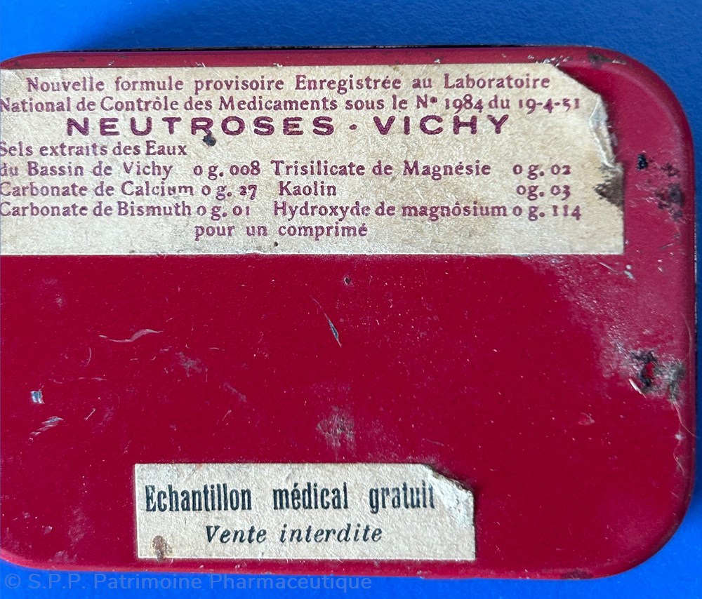 NEUTROSES - VICHY Comprimés 2 science pharmacie neutroses vichy comprimes