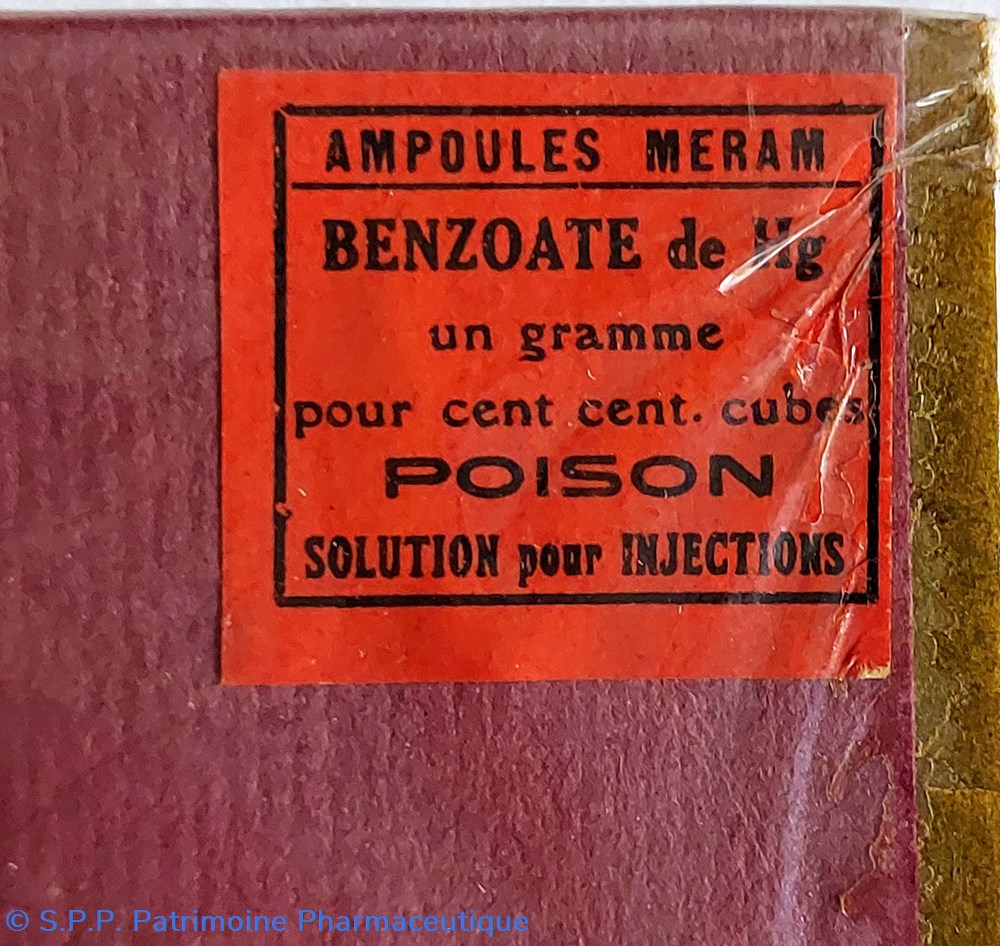 science pharmacie benzoate de hg ampoules 1 cmc meram