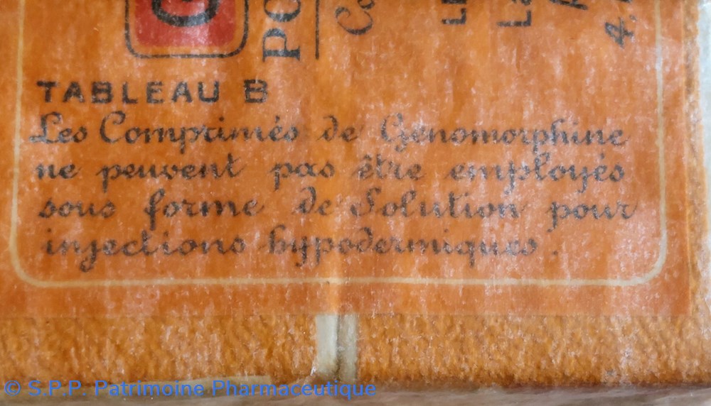 GENOMORPHINE ( Comprimés) 2 science genomorphine comprimes