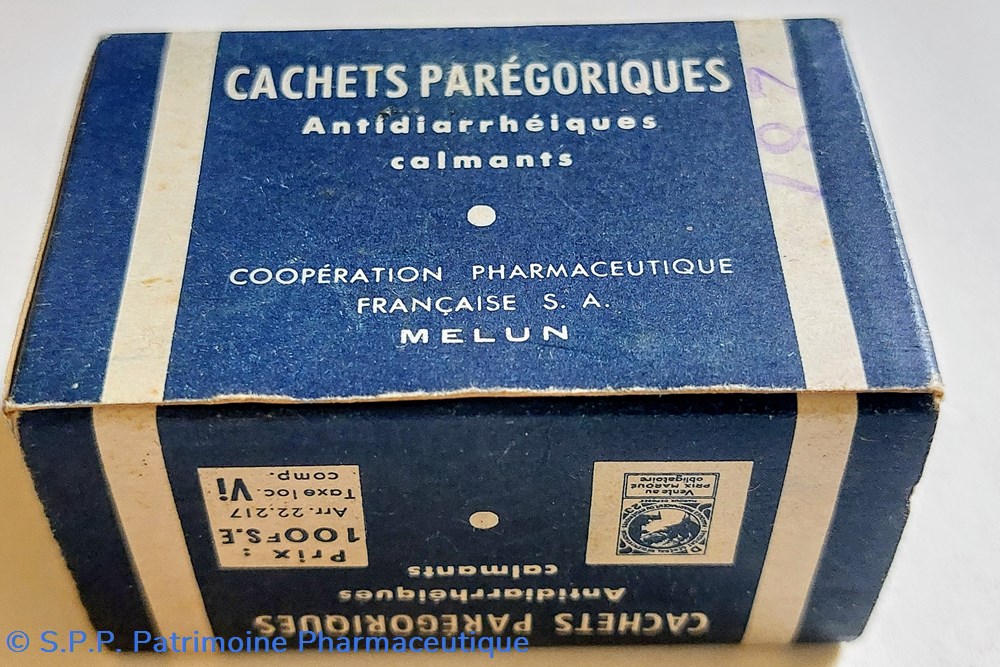 CACHETS PARÉGORIQUES science cachets paregoriques