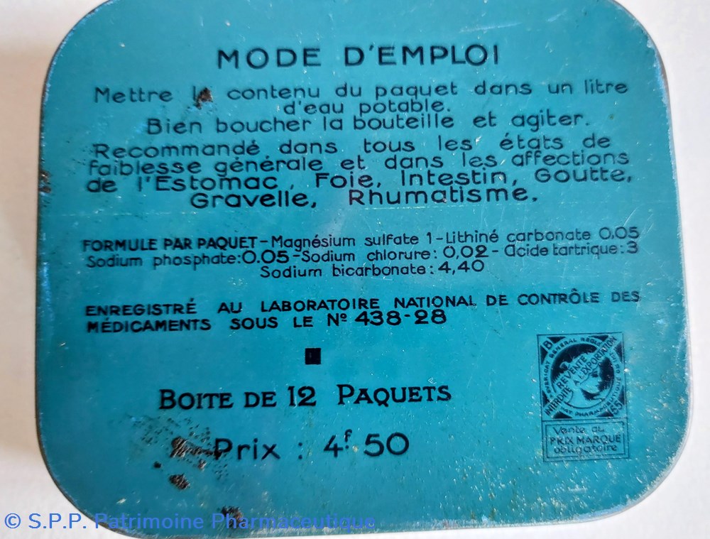 SELS MAGNÉSIENS LITHINÉS SODIQUES VAILLANT 2 science sels magnesiens lithines sodiques vaillant
