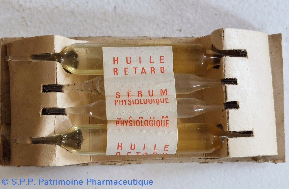 science pharmacie solvant retard a huile cholesterinee