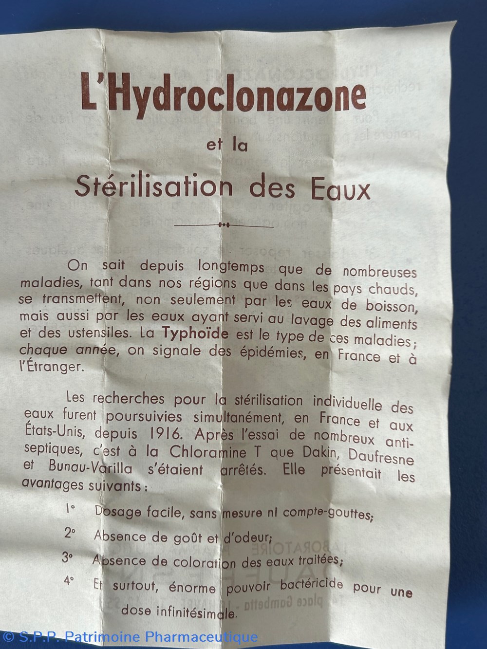 science pharmacie hydro clonazone