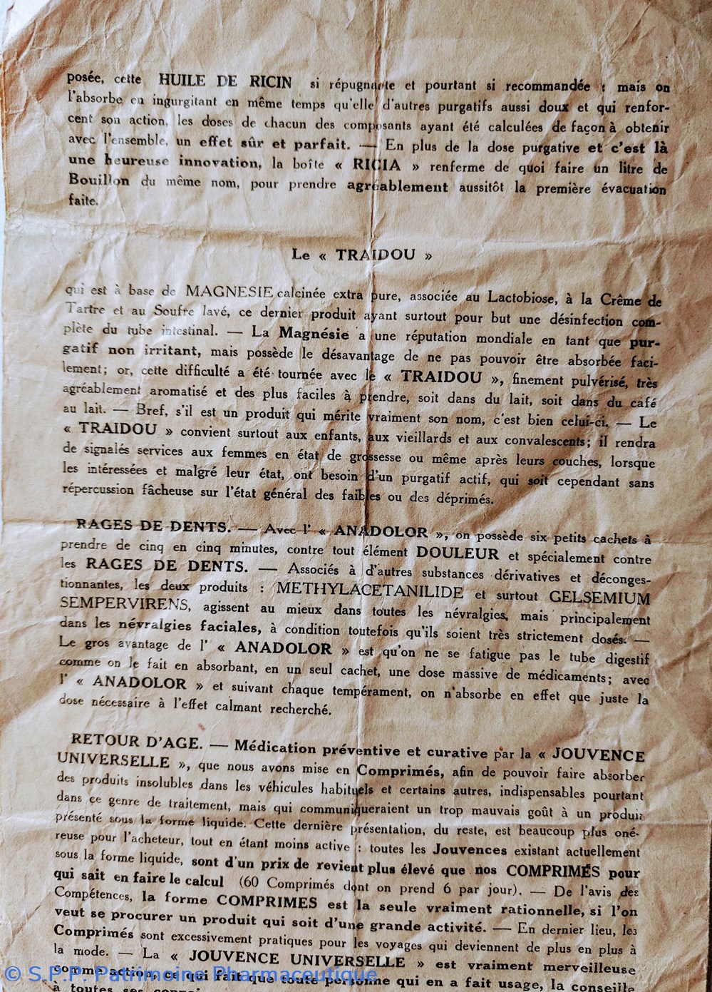 documents anciens du flukalm info produit