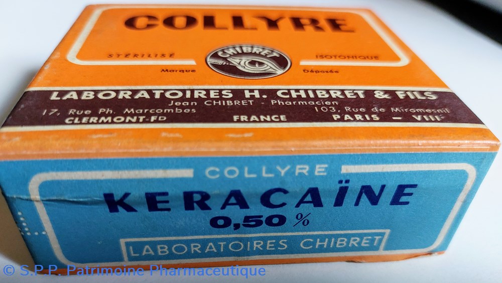 COLLYRE KERACAÏNE CHIBRET 0.50% science pharmacie collyre keracaine chibret 0 50