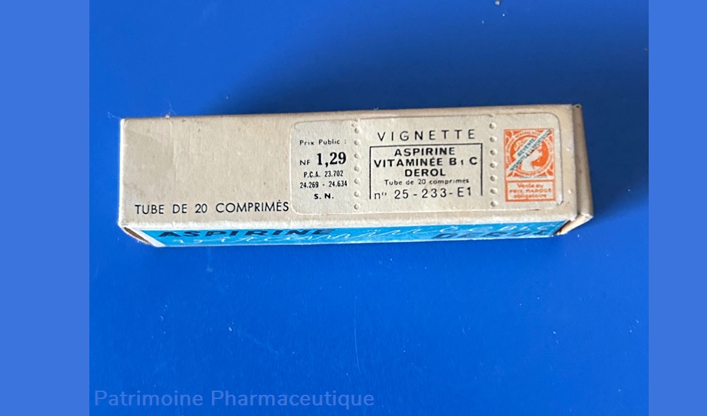 science pharmacie aspirine vitaminee b1 c