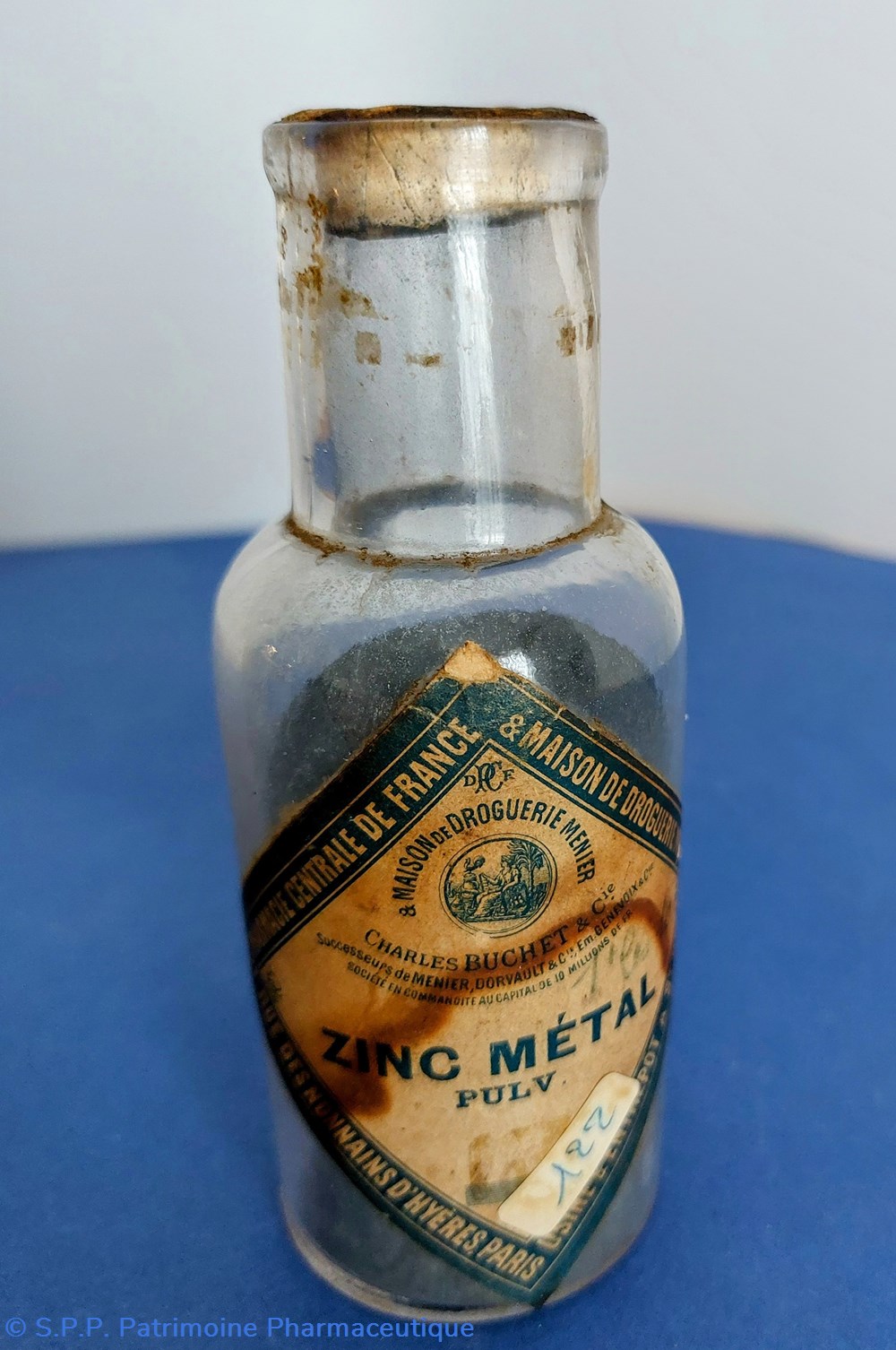 science pharmacie zinc metal pulv