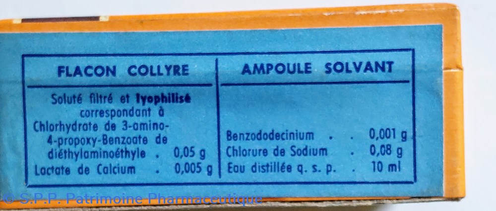 COLLYRE KERACAÏNE CHIBRET 0.50% 6 science pharmacie collyre keracaine chibret 0 50