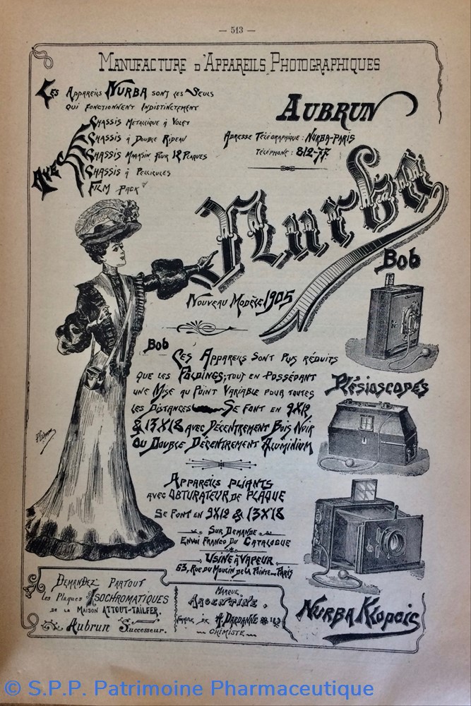 science catalogue pharmacie centrale 1905
