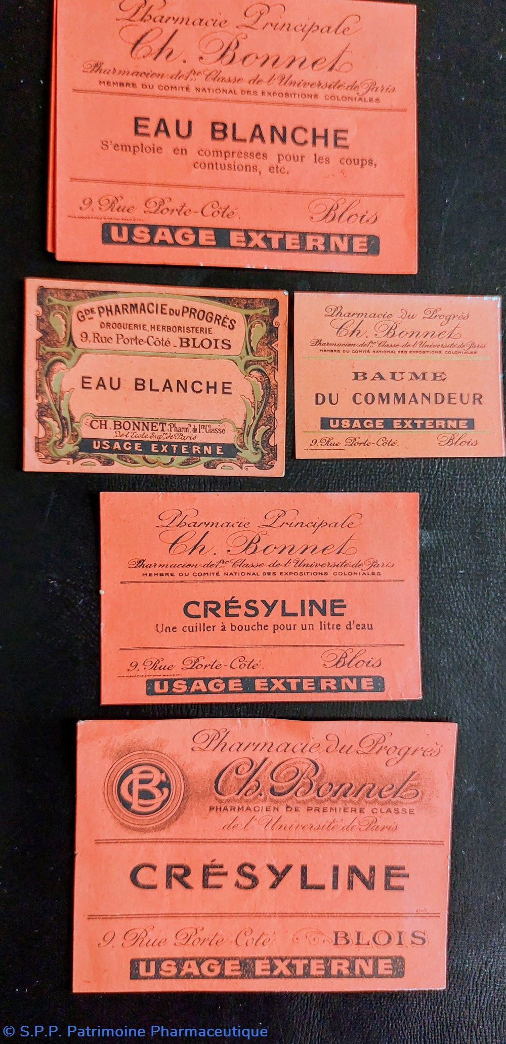 documents anciens phie ch bonnet etiquettes rouges