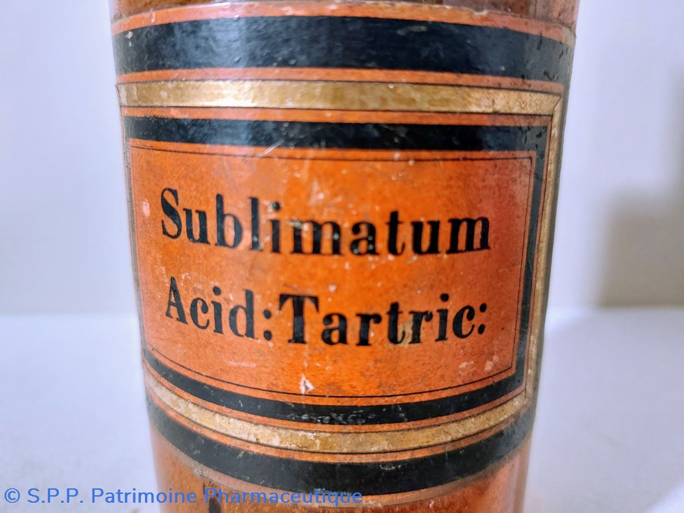 SUBLIMATUM ACID: TARTRIC: 2 science pharmacie sublimatum acid tartric